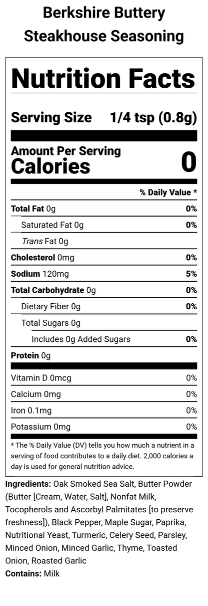 Berkshire Buttery Steakhouse Seasoning