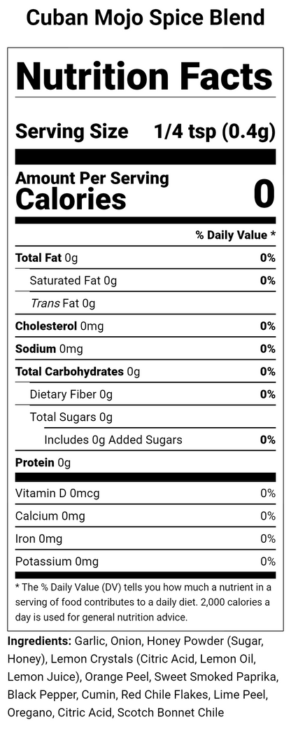 Cuban Mojo Spice Blend