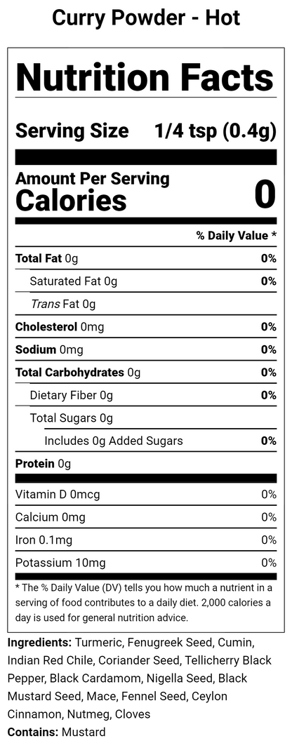 Curry Powder - Hot