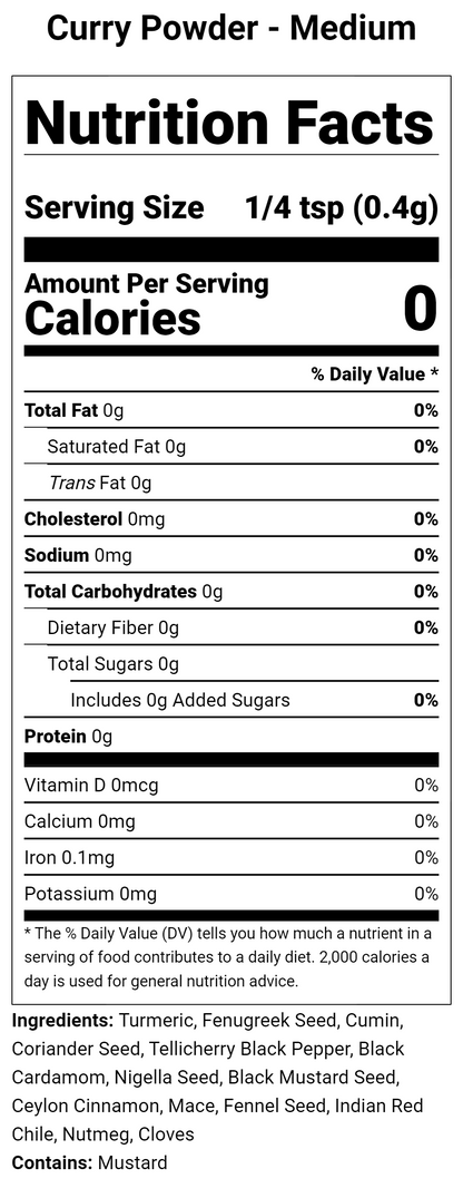 Curry Powder - Medium