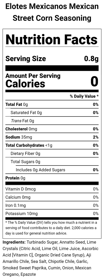 Elotes Mexicanos Mexican Street Corn Seasoning