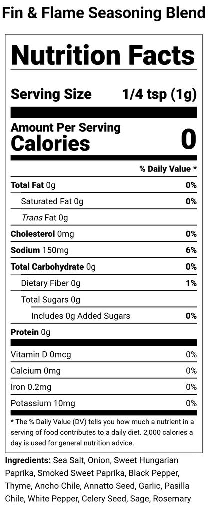 Fin & Flame Seasoning Blend