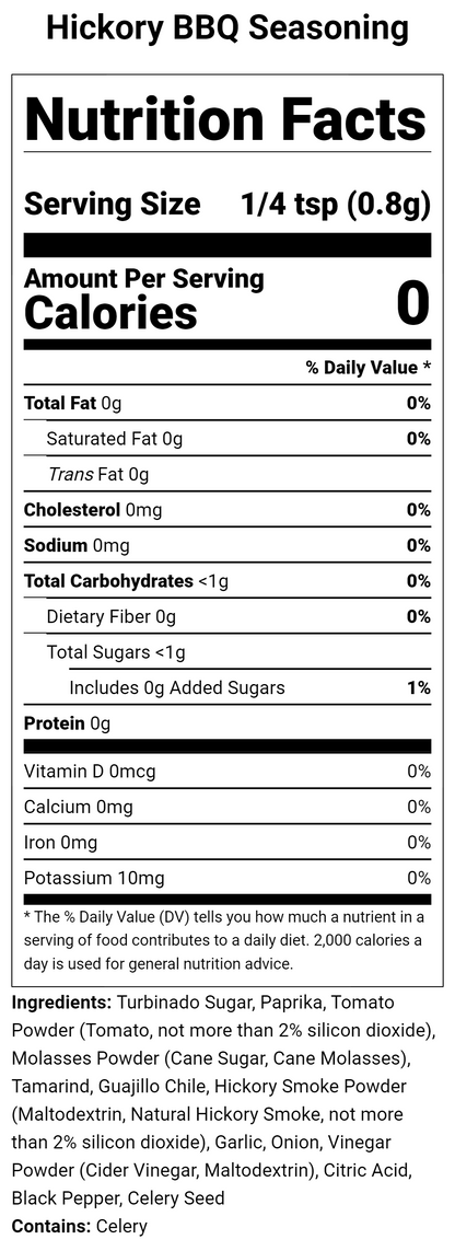 Hickory BBQ Seasoning