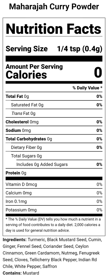 Maharajah Curry Powder