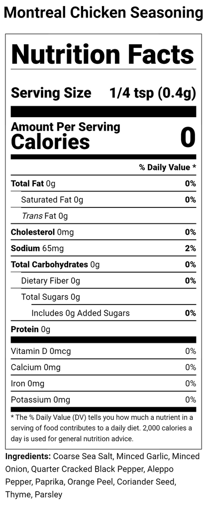 Montreal Chicken Seasoning